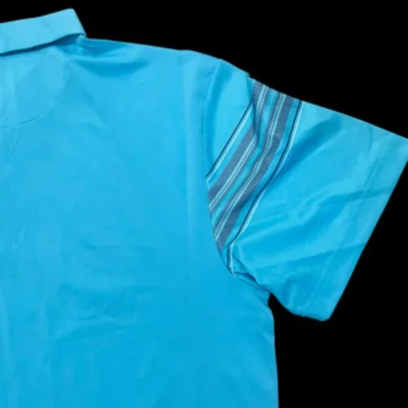 NEW Callaway Polo Shirt Men’s size Large Golf Turquoise short sleeve NWT - Picture 11 of 15